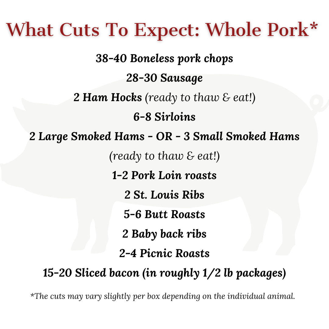 Whole Share Pork - DEPOSIT