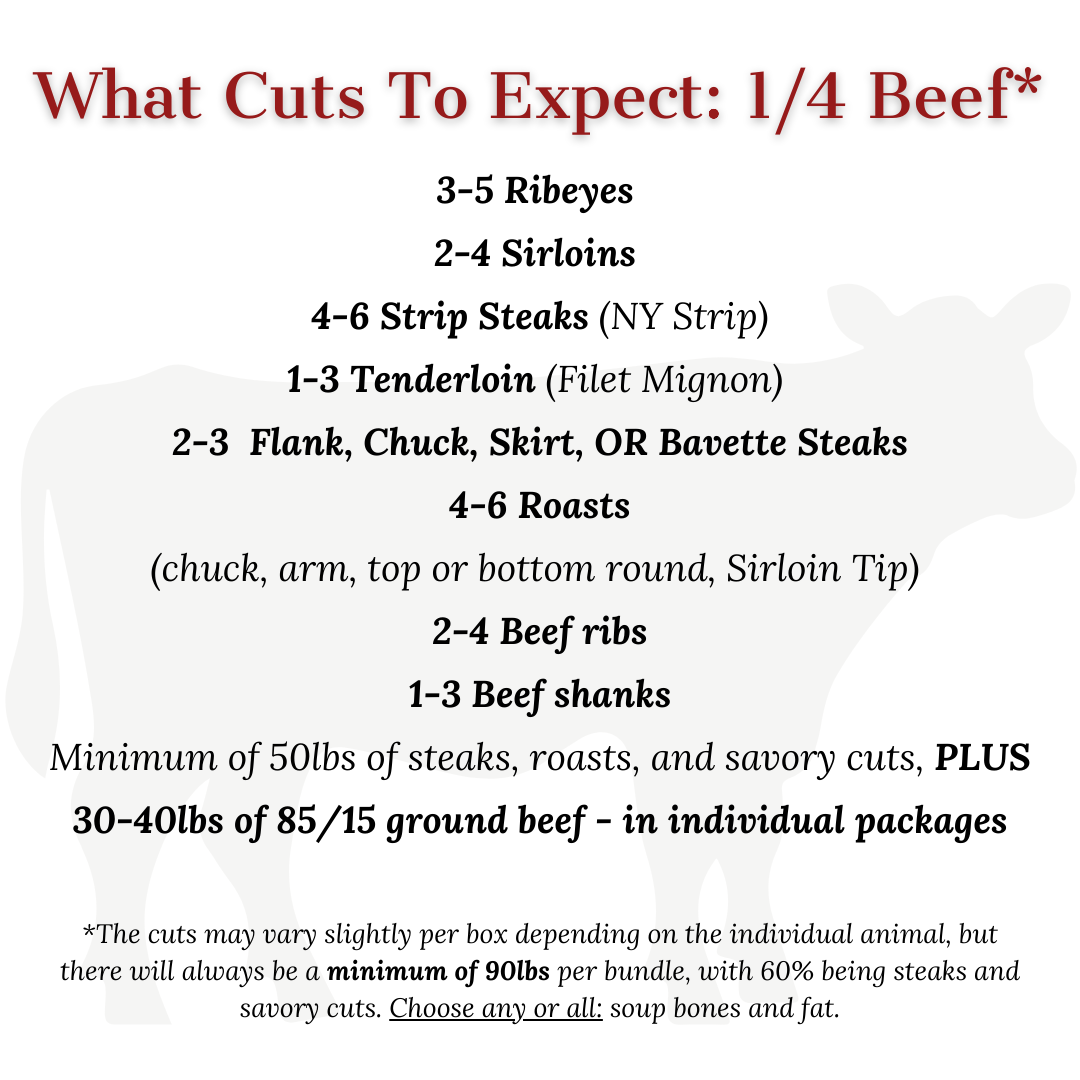 Quarter Share Beef - DEPOSIT